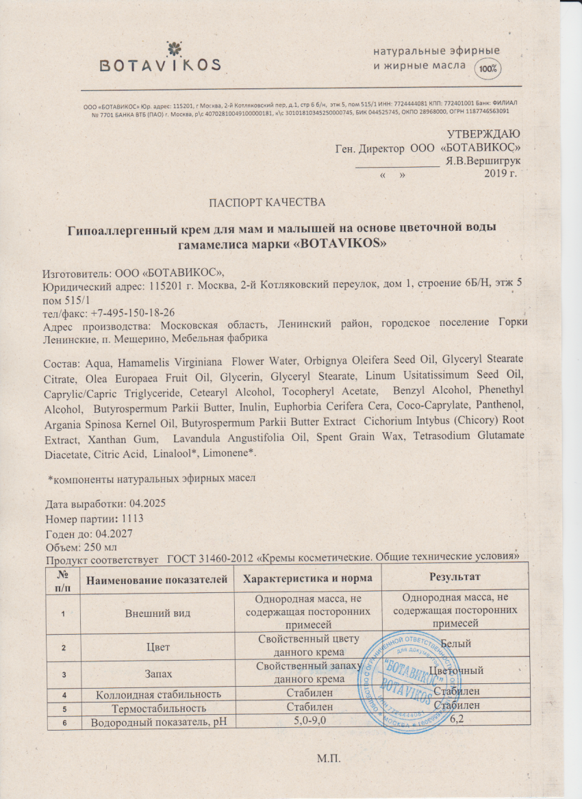 Паспорт №042025